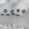 In the Breeze 2690 Snowflake Pinwheels - Holographic Mylar Spinners - Great Party Favor or Decoration - 8 Piece Bags